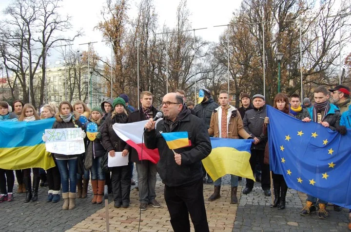 Свободу треба виборювати! Люблін, Євромайдан, о. митрат Стефан Батрух
