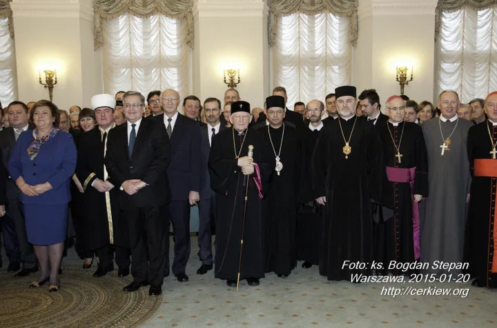 Spotkanie noworoczne Prezydenta RP Bronisława Komorowskiego  z przedstawicielami religii i wyznań obecnych w Polsce