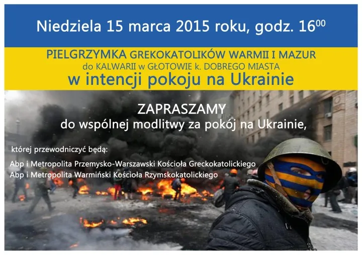 ЗАПРОШУЄМО НА ПРОЩУ ЗА МИР В УКРАЇНІ