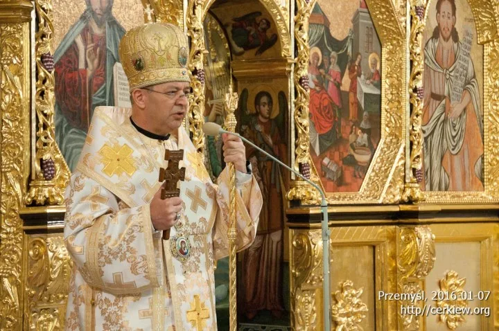 У Перемишлі Митрополит Перемисько – Варшавський Архієпископ Євген Попович разом з Архієпископом Кир Іоаном Мартиняком очолив літургійні відправи Різдав Христового