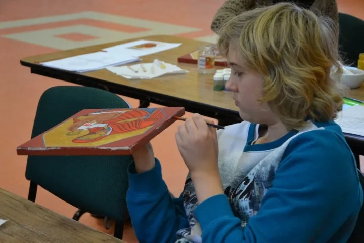 KURS PISANIA IKON ‘ 2017 W PARAFII OLSZTYŃSKIEJ