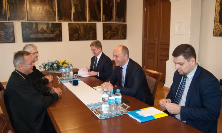 Митрополит і Архиєпископ Євген Попович зустрівся з Головою Верховної Ради України