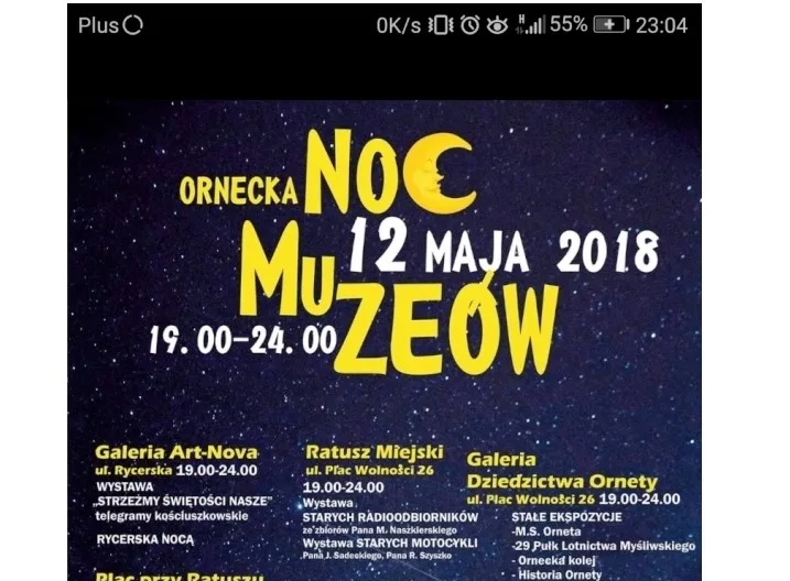 Noc Muzeów w Ornecie