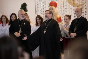 «Ми разом тут, щоб радіти народженню нашого Спасителя, у якому є надія і перемога України», — Блаженніший Святослав до дітей